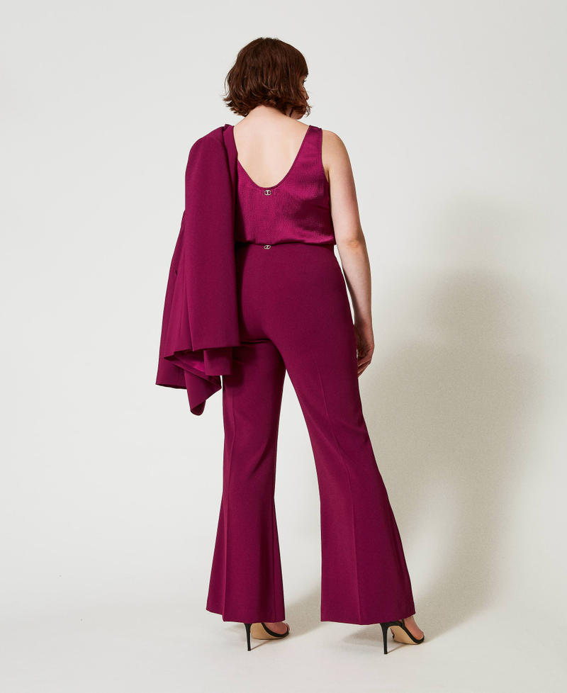 Scee by twin set Pantaloni flare con catena Oval T Bestseller