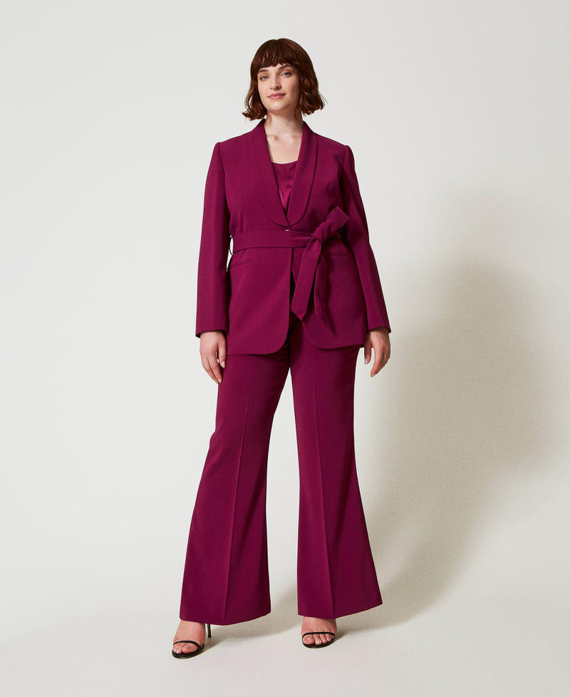 Scee by twin set Pantaloni flare con catena Oval T Bestseller