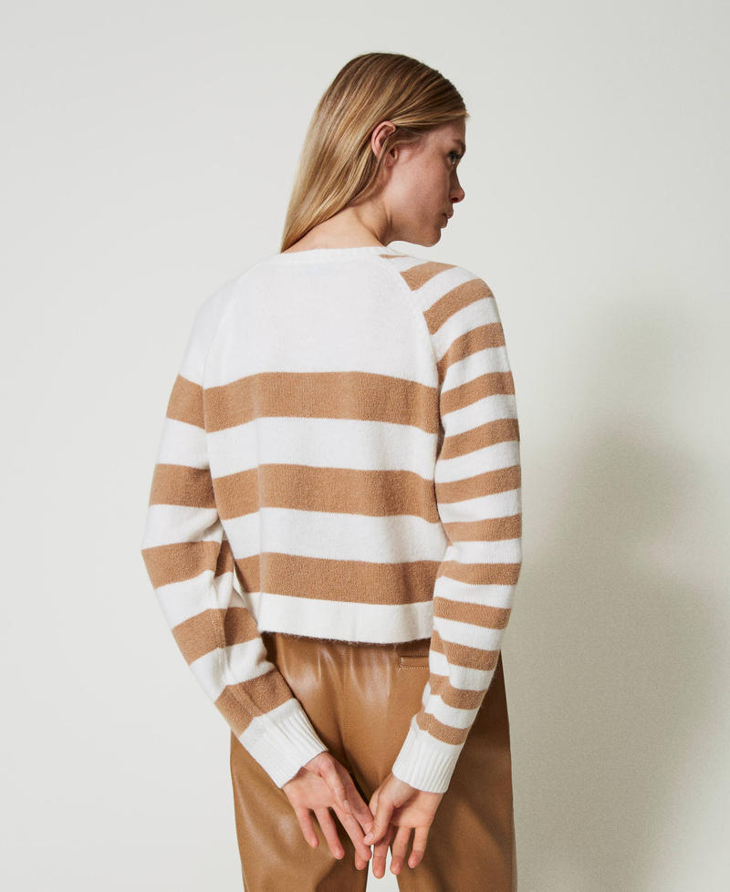 Scee by twin set Cardigan a righe bicolore Offerte giornaliere