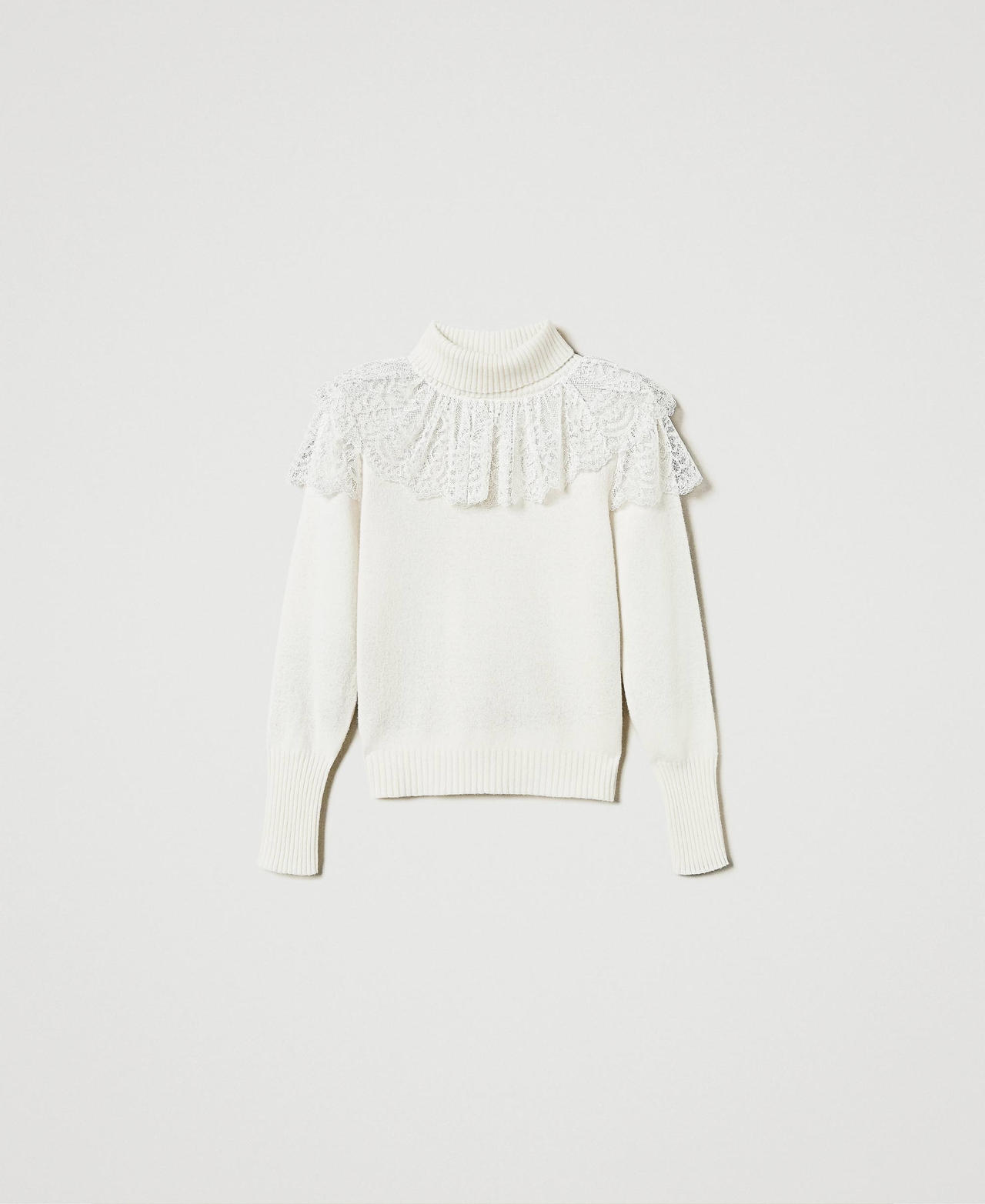 Scee by twin set Maglia dolcevita in lana e cashmere Fino al 60% di sconto