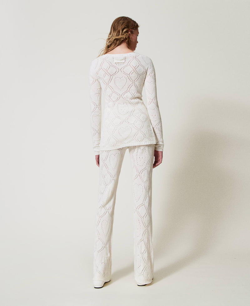 Scee by twin set Pantaloni seamless in filato Treeblend Sostegno trimestrale