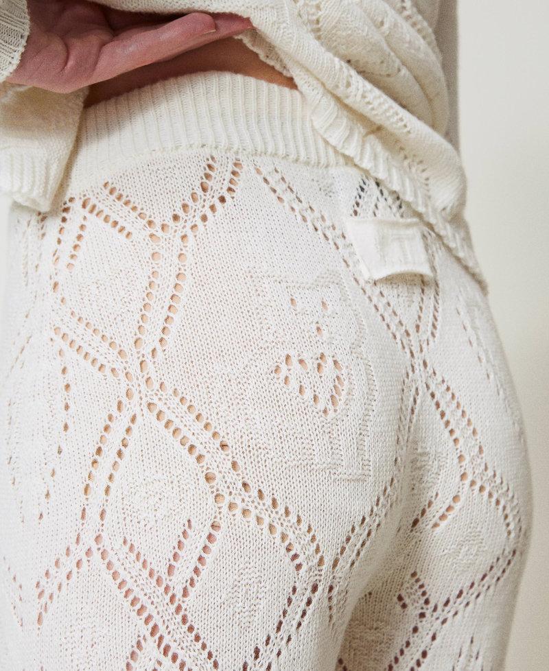 Scee by twin set Pantaloni seamless in filato Treeblend Sostegno trimestrale