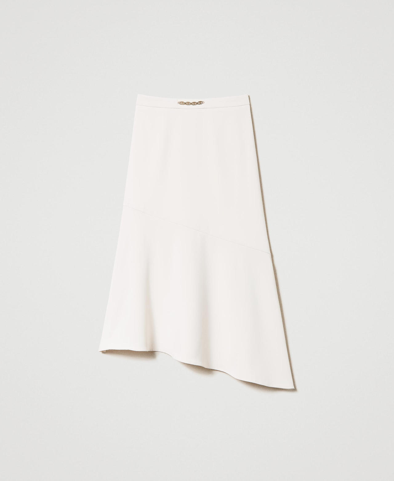 Scee by twin set Gonna longuette con catena Oval T Super sconto