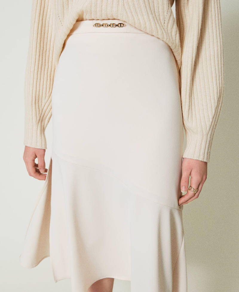 Scee by twin set Gonna longuette con catena Oval T Super sconto