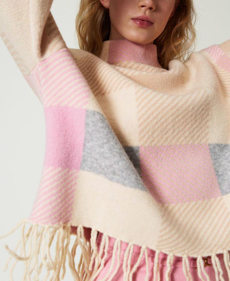Scee by twin set Maglia jacquard con frange Nuovo
