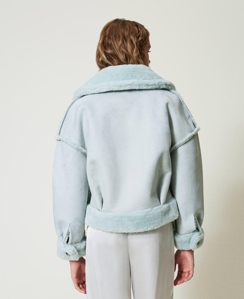 Scee by twin set Giacca reversibile con faux fur Shopping Online