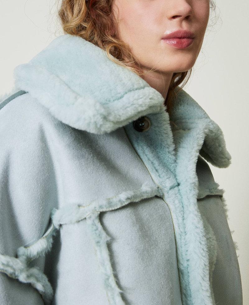 Scee by twin set Giacca reversibile con faux fur Shopping Online