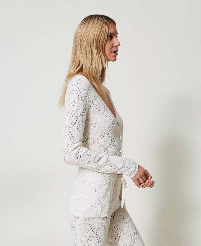 Scee by twin set Cardigan seamless in filato Treeblend Flash Sale