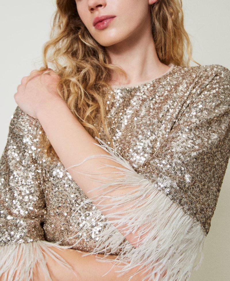 Scee by twin set Abito corto in full paillettes Shopping online