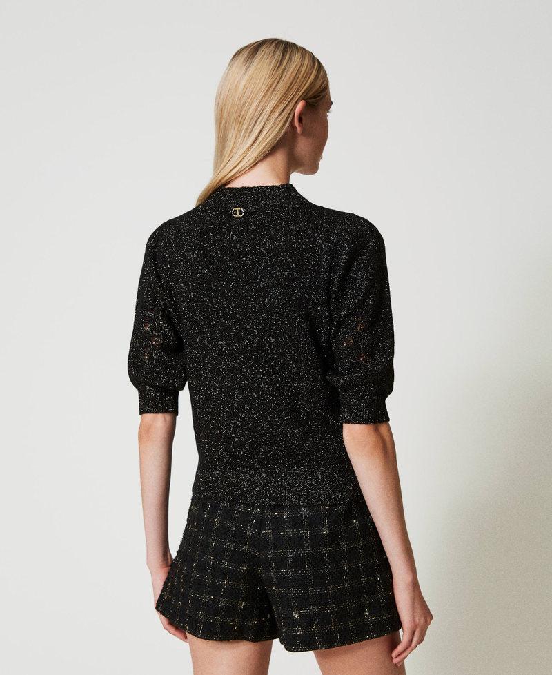 Scee by twin set Maglia lupetto in misto lana e lurex Offerta Anniversario