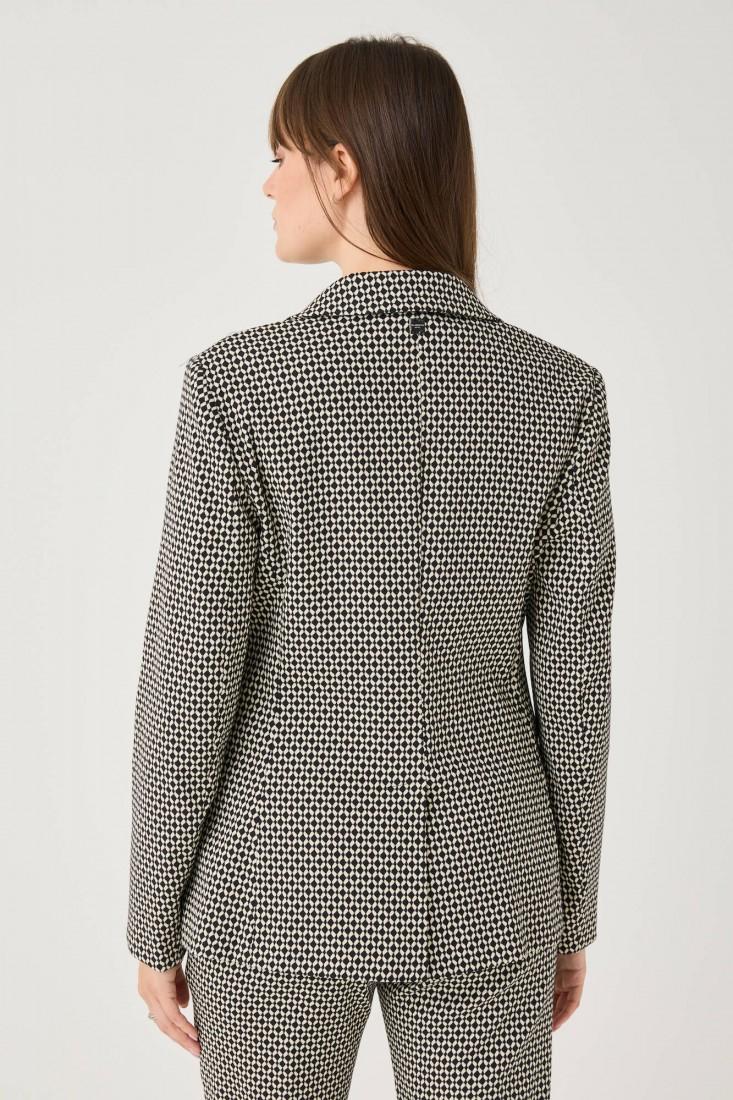 Zanetti 1965 Giacca in punto milano jacquard Outlet