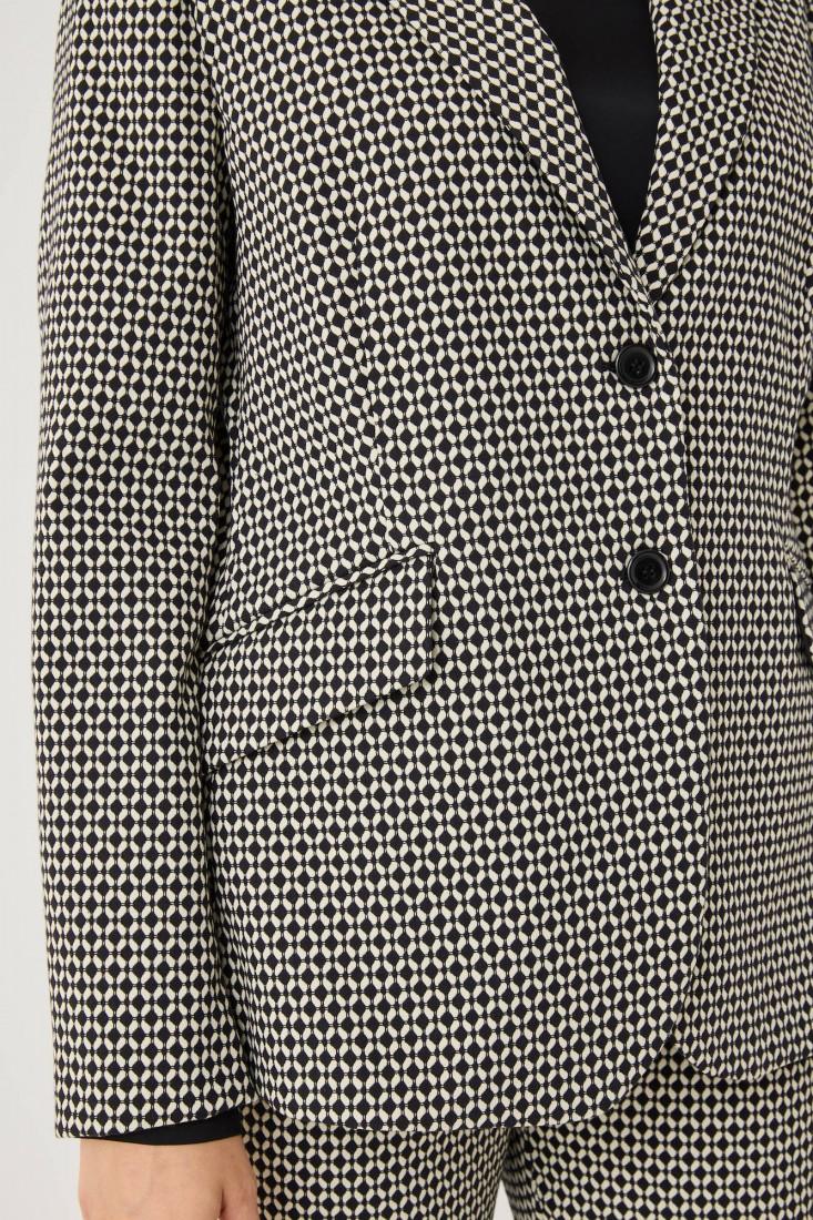 Zanetti 1965 Giacca in punto milano jacquard Outlet